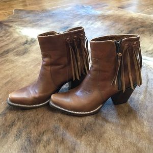 Johnny Ringo Boots with Fringe